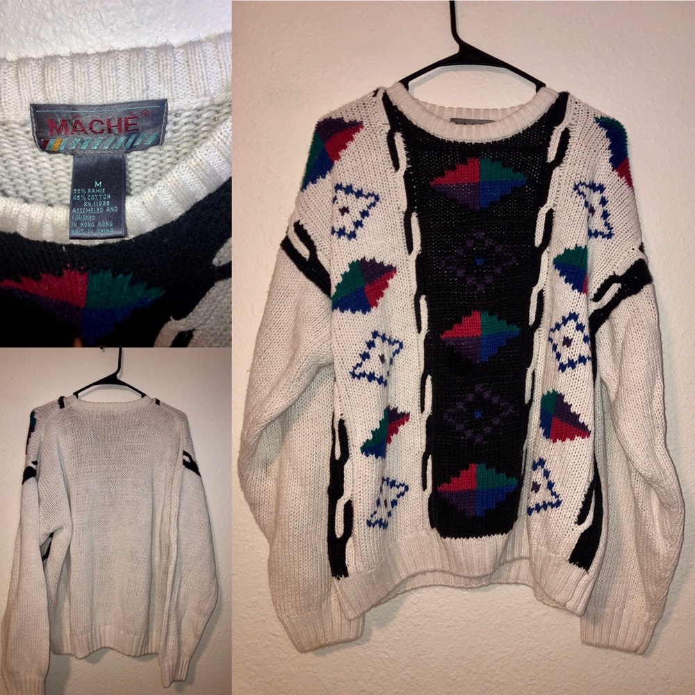 Vintage Mache Sweater Size Medium
